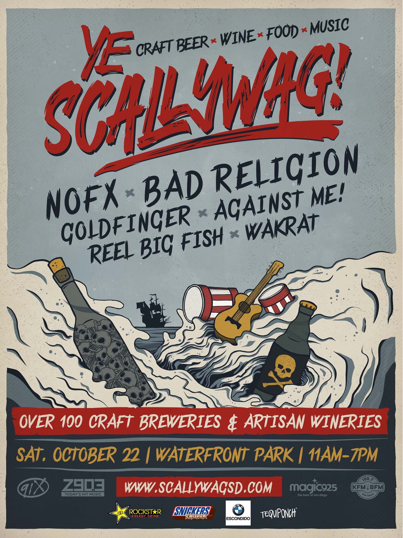 NOFX dan Bad Religion di Festival Scallywag!