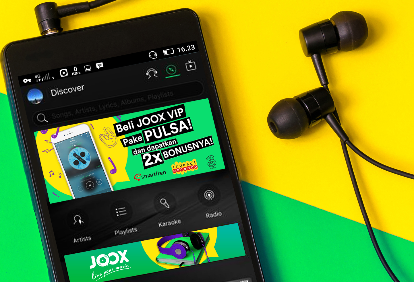 JOOX Kini Dapat Diakses Melalui Fortumo